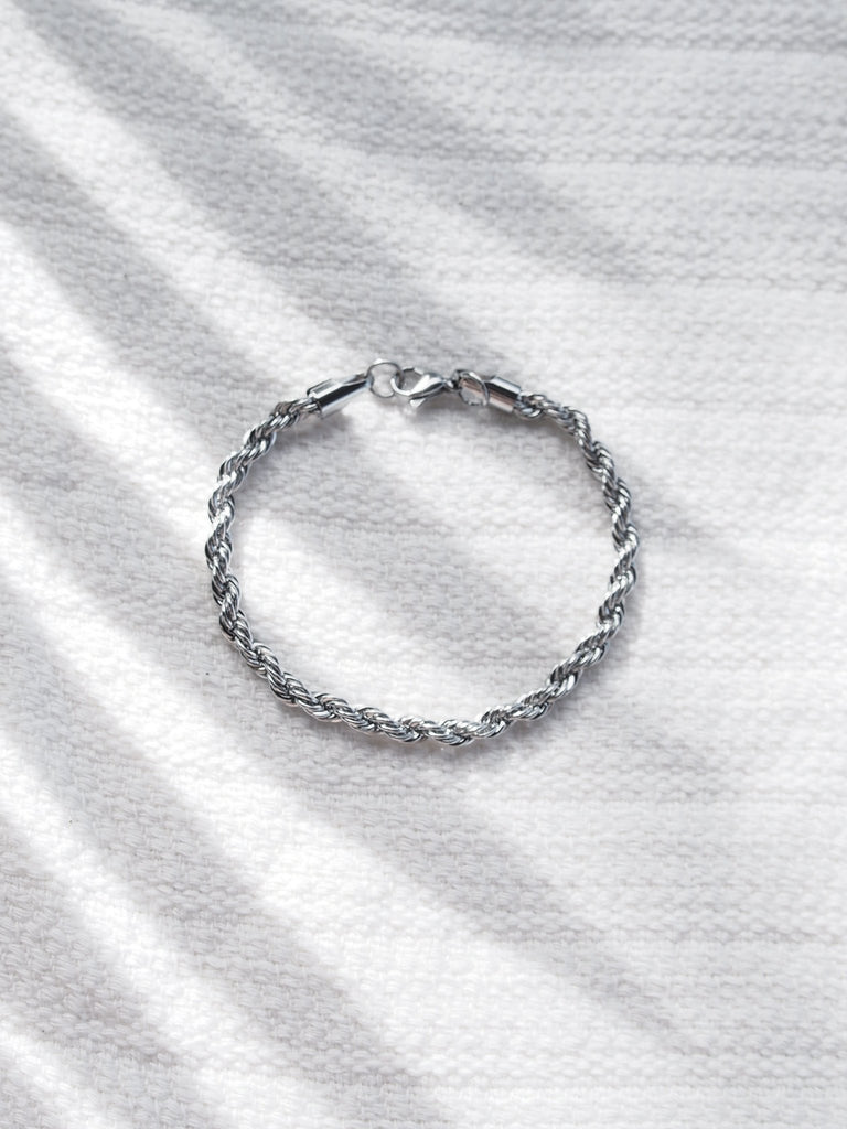 Buy Men Stainless Steel Rope Bracelet Color Length 8.5 Inches Bracelet for  Men by Aienid Online at desertcartINDIA